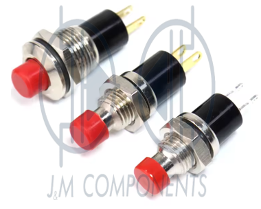 MICROSWITCH CON BOTON ROJO P/M